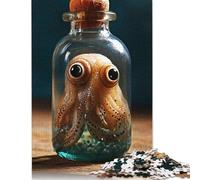 500 Piece Experimental Bottles Square Puzzles for Adults And Wooden Puzzles Family Activity 500pcs (52x38cm)