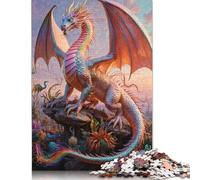 500 Piece Fantastical Dragon Safari Jigsaw Puzzles for Adults Puzzle Jigsaws for Adults& Teenagers Age 12 Years Up 500pcs (52x38cm) <