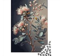 500 Piece Flower Bloom Adult Puzzles Wooden Puzzles Educational Stress Relief Toy Puzzle 500pcs (52x38cm)