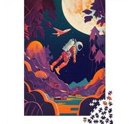 500 Piece for Adults Astro Abstract Jigsaw Puzzles for Adults, Wooden Puzzles Best Gift for Friends And Family 500pcs (52x38cm)