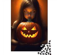 500 Piece for Adults Evil Girl Jigsaw Puzzles for Adults, Wooden Puzzles Best Gift for Friends And Family 500pcs (52x38cm)