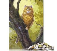 500 Piece for Adults Mystic Owl Vintage Jigsaw Puzzles for Adults, Wooden Puzzles Best Gift for Friends And Family 500pcs (52x38cm)