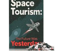 500 Piece for Adults Space Tourism Jigsaw Puzzles for Adults, Wooden Puzzles Best Gift for Friends And Family 500pcs (52x38cm)