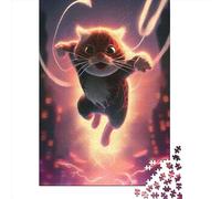 500 Piece for Adults Spider Cat Jigsaw Puzzles for Adults, Wooden Puzzles Best Gift for Friends And Family 500pcs (52x38cm)