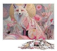 500 Piece Fox in Bloom -1 Puzzles for Adults Wooden Puzzles Educational Game for Children As A 500pcs (52x38cm)