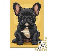 500 Piece French Bulldog Square Puzzles for Adults And Wooden Puzzles Family Activity 500pcs (52x38cm)