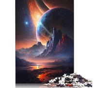 500 Piece Galactic Reverie Landscape Jigsaws for Adults Puzzle for Adults Educational Game for Adult Teenagers 500pcs (52x38cm)