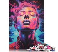 500 Piece Galaxy Guy Creative Square Jigsaw Puzzles for Adults & Wooden Puzzles Educational Toys 500pcs (52x38cm)