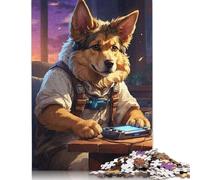 500 Piece German Shepherd Jigsaw Puzzle for Adult Teenagers Puzzle Jigsaws for Adults Puzzles for Adults 500pcs (52x38cm)