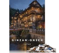 500 Piece Ginzan Onsen Jigsaw Puzzles, for Adults & Wooden Puzzles Educational Games For Kids 500pcs (52x38cm)