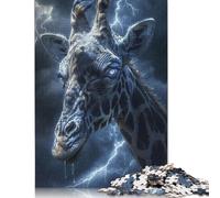 500 Piece Giraffe Fairy Tale Fantasy Creative Square Jigsaw Puzzles for Adults And Wooden Puzzles Toy Intellectual Game 500pcs (52x38cm)