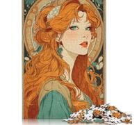 500 Piece Golden Locks Square Puzzle for Adults, Wooden Puzzles Puzzle Hands-on Game 500pcs (52x38cm)