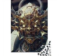 500 Piece Golden Titan Jigsaw Square Puzzle for Adults & Wooden Puzzles Educational Game Challenge Toy 500pcs (52x38cm)