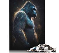 500 Piece Gorilla Art Style 8 Jigsaw Puzzles for Adult Teenagers Puzzle for Adults And Teenager Jigsaw Puzzles for Adults 500pcs (52x38cm)