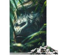 500 Piece Gorilla in Tropical Forest Jigsaw Puzzlesfor Adults Teenagers Puzzle for Adults Secret Santa Gifts 500pcs (52x38cm)