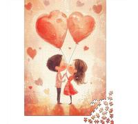 500 Piece Happy Lovers Jigsaw Puzzles for Adult Teenagers Puzzles for Adults & Teenager Family Fun Jigsaws Puzzles 500pcs (52x38cm)