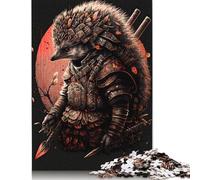 500 Piece Hedgehog Animal Creative Square Jigsaw Puzzles for Adults And Wooden Puzzles Educational Game for Adult 500pcs (52x38cm)