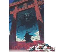 500 Piece Horror Japan Creative Square Jigsaw Puzzles for Adults And Wooden Puzzles Toy Intellectual Game 500pcs (52x38cm)