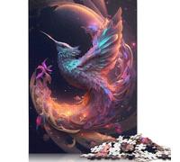 500 Piece Humming Bird Of Time Creative Square Jigsaw Puzzles for Adults And Wooden Puzzles Toy Intellectual Game 500pcs (52x38cm)