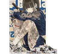 500 Piece Japan School Creative Square Jigsaw Puzzles for Adults & Wooden Puzzles Stress Relief Puzzle Games And Unique 500pcs (52x38cm)