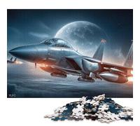 500 Piece Jet Aces Soar Above Clouds Jigsaw Puzzles for Adults Wooden Puzzles for Teenagers Gifts Unique Home Decor And Gifts 500pcs (52x38cm)