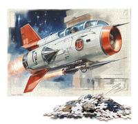 500 Piece Jet Pilot's Journey Jigsaw Puzzles for Adults Puzzles Learning Educational Toys 500pcs (52x38cm)