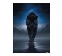 500 Piece Jigsaw Puzzle, Black Panther - Guardian of the Midnight Veil