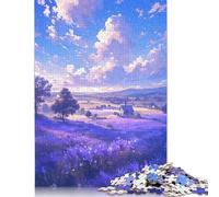 500 Piece Jigsaw Puzzle Fields Full of Tulips Wooden Puzzle Interesting Stress Reduction Jigsaw Puzzles Birthday Gifts 500pcs (52x38cm)