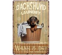 500 Piece Jigsaw Puzzle for Adults and Families - Dachshund Laundry Wash & Dry All Fur Varieties Wooden Jigsaw Puzzle - Family Fun & Leisure Beginner Jigsaw Puzzle Toys for Adults Stress Relief