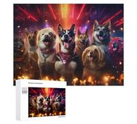 500 Piece Jigsaw Puzzle for Adults, Canine Carnival Pooches in Parade!