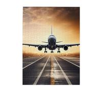 500 Piece Jigsaw Puzzle for Adults Challenging Puzzle for Game Nights Backpack Airplane Wooden Puzzle Personalized Custom Wood Puzzle for Family Picture Puzzles Finished Size 15"x20.4"