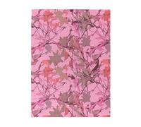 500 Piece Jigsaw Puzzle for Adults Challenging Puzzle for Game Nights Pink Leaves Camo Wooden Puzzle Personalized Custom Wood Puzzle for Family Picture Puzzles Finished Size 15"x20.4"