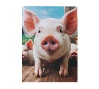 500 Piece Jigsaw Puzzle for Adults Challenging Puzzle for Game Nights Smiling Wooden Puzzle Personalized Custom Wood Puzzle for Family Picture Puzzles Finished Size 15"x20.4"