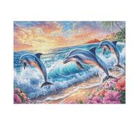 500 Piece Jigsaw Puzzle for Adults Dahlia Flower Field 500 PCS 52×38cm Christmas Ideal for Indoor Activities Rainy Days Weekends Family Time Together Fun Hobby