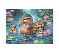 500 Piece Jigsaw Puzzle for Adults Daisy Flower Field 500 PCS 52×38cm Intermediate Level Puzzle Great for Skill Improvement Logical Reasoning Training Brain Exercise