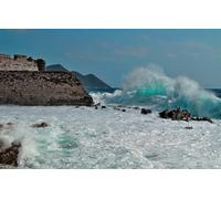 500 Piece Jigsaw Puzzle for Adults - Family Game Stress Reliever Difficult Challenge Puzzle for Adults Kids, Waves, Foam, Mountains, Rocks 52x38CM