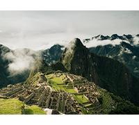 500 Piece Jigsaw Puzzle for Adults & Kids Age 14 Years Up - Mountains ruins buildings 52x38cm
