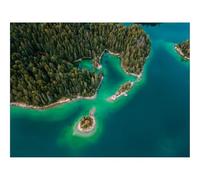 500 Piece Jigsaw Puzzle for Adults & Kids-Coast,aerial,view,island 52x38cm