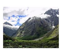 500 Piece Jigsaw Puzzle for Adults & Kids-Mountains,Snow,Greens,Height,Sky,Greatness 52x38cm