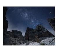 500 Piece Jigsaw Puzzle for Adults & Kids-Rocks,Mountains,Night,Stars,Starry Sky 52x38cm