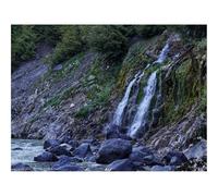500 Piece Jigsaw Puzzle for Adults & Kids-Waterfall,Stones,River,Slope 52x38cm