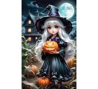 500 Piece Jigsaw Puzzle for Adults Moon Girl Pumpkin, Fun Challenges, Puzzle Game, Perfect for Relaxation, Puzzles for Adults 500 Pieces