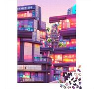500 Piece Jigsaw Puzzle for Adults Morning Walk Puzzles 500 Pieces Wooden Board Jigsaw- Relax Puzzles Games-Brain Teaser Puzzle 500pcs (52x38cm)