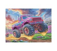 500 Piece Jigsaw Puzzle for Adults Off-Road Monster Truck 500 PCS 52×38cm High Difficulty Puzzle for Advanced Players Great for Skill Training Challenge Yourself Gift
