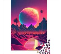 500 Piece Jigsaw Puzzle for Adults The Future That Never Was Puzzles 500 Pieces Wooden Board Jigsaw- Relax Puzzles Games-Brain Teaser Puzzle 500pcs (52x38cm)