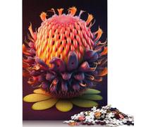 500 Piece Jigsaw Puzzle Game Art Exotic Fruit Puzzles for Adults & Wooden Jigsaw Great Birthday Present for Adults 500pcs (52x38cm)