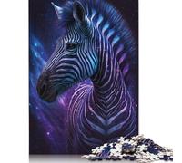 500 Piece Jigsaw Puzzle Game Galaxy Zebra Jigsaw Puzzles Wood Jigsaw Educational Toys 500pcs (52x38cm)