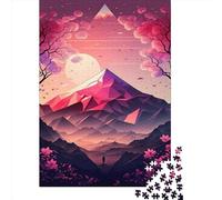 500 Piece Jigsaw Puzzle Japan Geometric Neon Art1 Jigsaws Puzzles Wooden Puzzle Assembly Toy Family Interactive Game 500pcs (52x38cm)