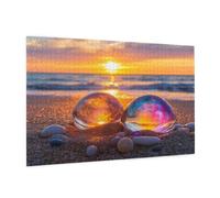 500 Piece Jigsaw Puzzle Landscape Jigsaw Puzzles for Adults Sea Impossible Puzzle Challenging High Difficulty Family Activity with Gift Box Packaging, Great Gift Idea for Family Friends 52x38 CM -256y
