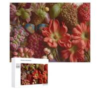 500 Piece Jigsaw Puzzle, Nature's Palette A Vibrant Floral Arrangemen